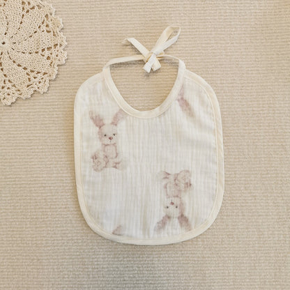 Ins Style Baby Bib Soft Cotton Gauze Lanyard Water Towel