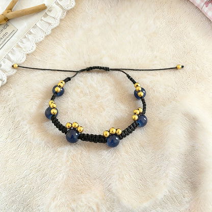 Retro Cat Claw Beaded Braided Bracelet For Women