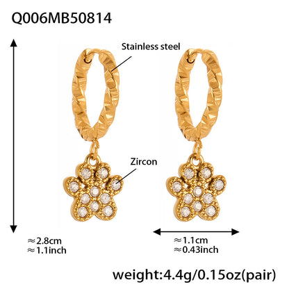 Exquisite And Dainty Bear-claw Pendant Earrings