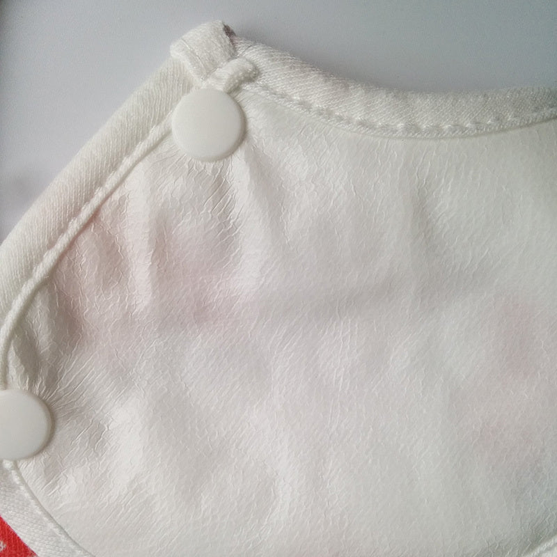 Baby Petal Waterproof Bib Saliva Towel Soft Cotton
