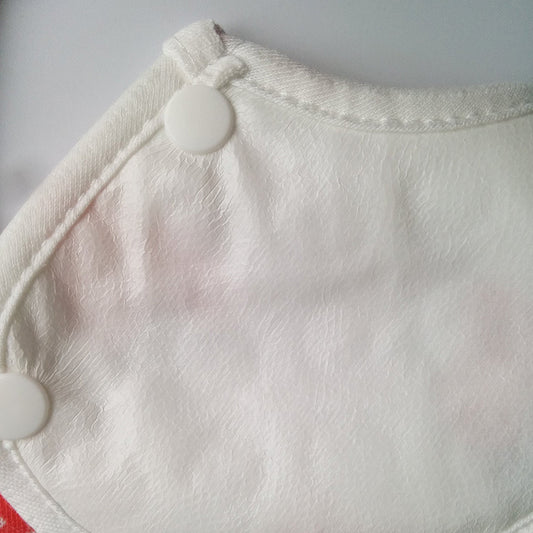 Baby Petal Waterproof Bib Saliva Towel Soft Cotton