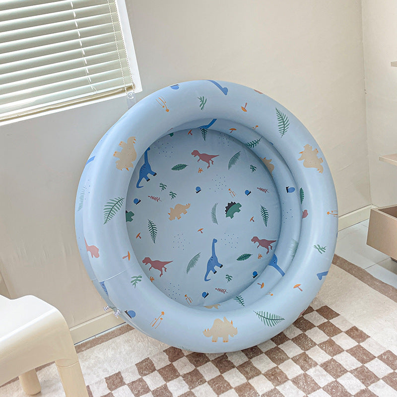 Vintage Striped Inflatable Swimming Pool