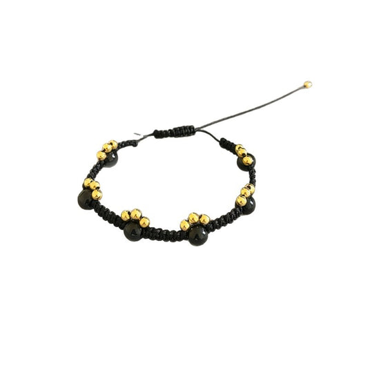 Retro Cat Claw Beaded Braided Bracelet For Women