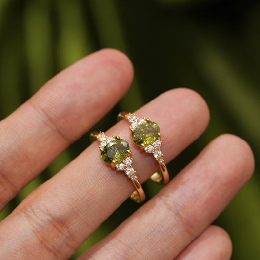High-end Light-luxury Sparkling Versatile Open-ring For Women