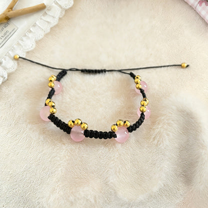 Retro Cat Claw Beaded Braided Bracelet For Women