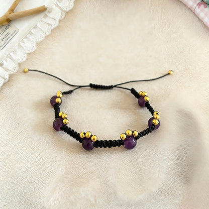 Retro Cat Claw Beaded Braided Bracelet For Women