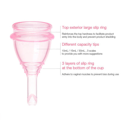 Rubber Products Silicone Menstrual Cup