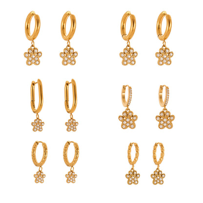 Exquisite And Dainty Bear-claw Pendant Earrings
