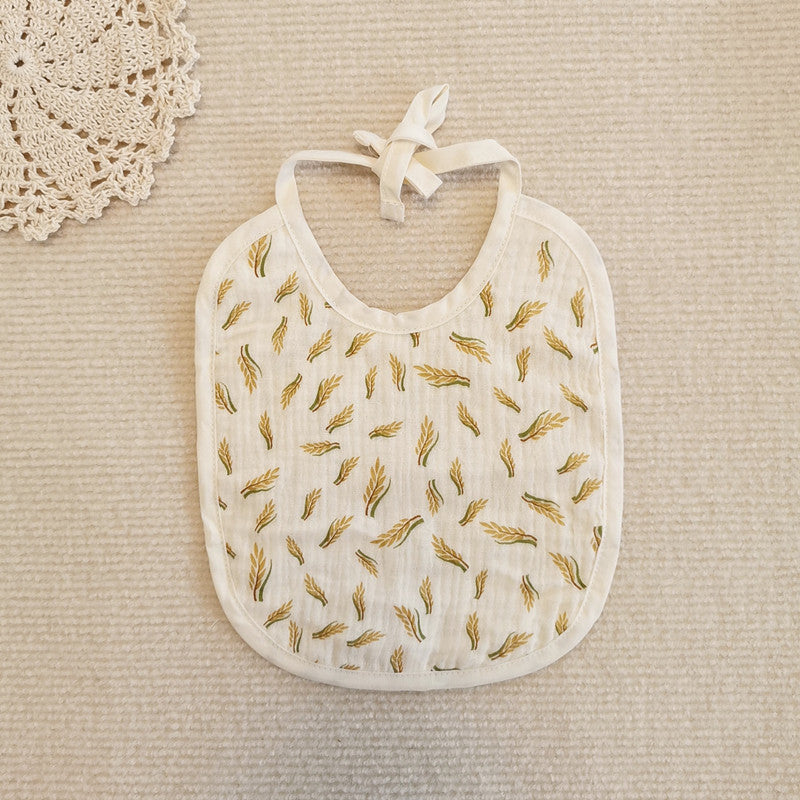 Ins Style Baby Bib Soft Cotton Gauze Lanyard Water Towel